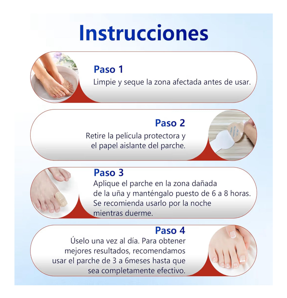Nail fix / Parche de Hongos