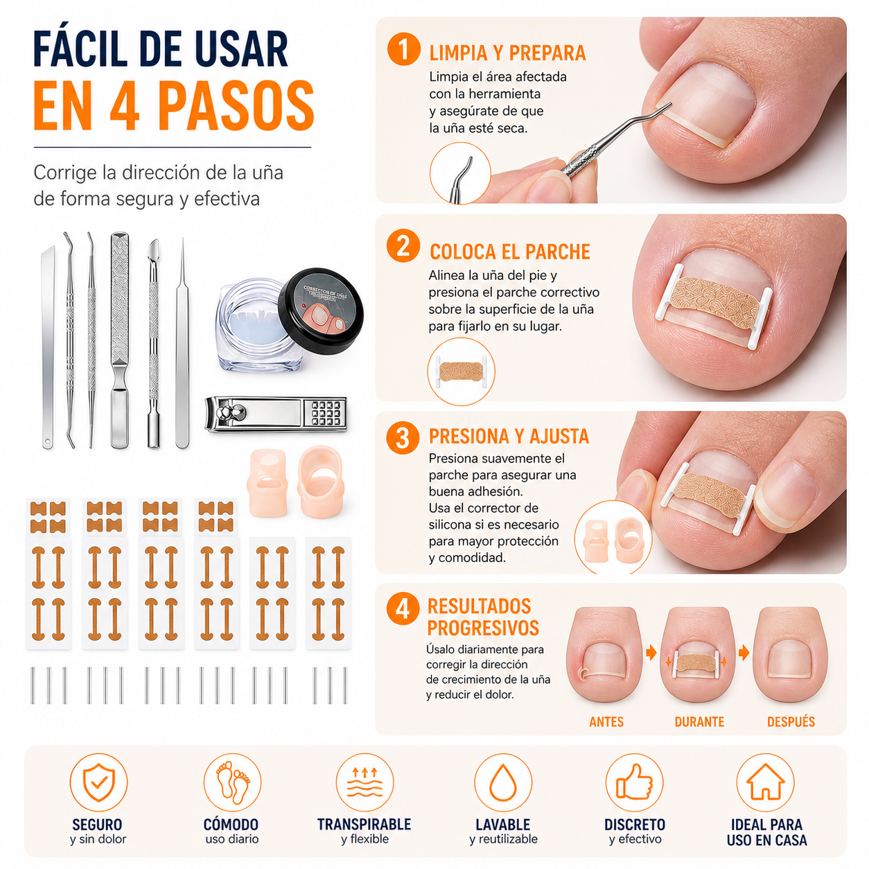 InGrowFix / Kit para uñas encarnadas