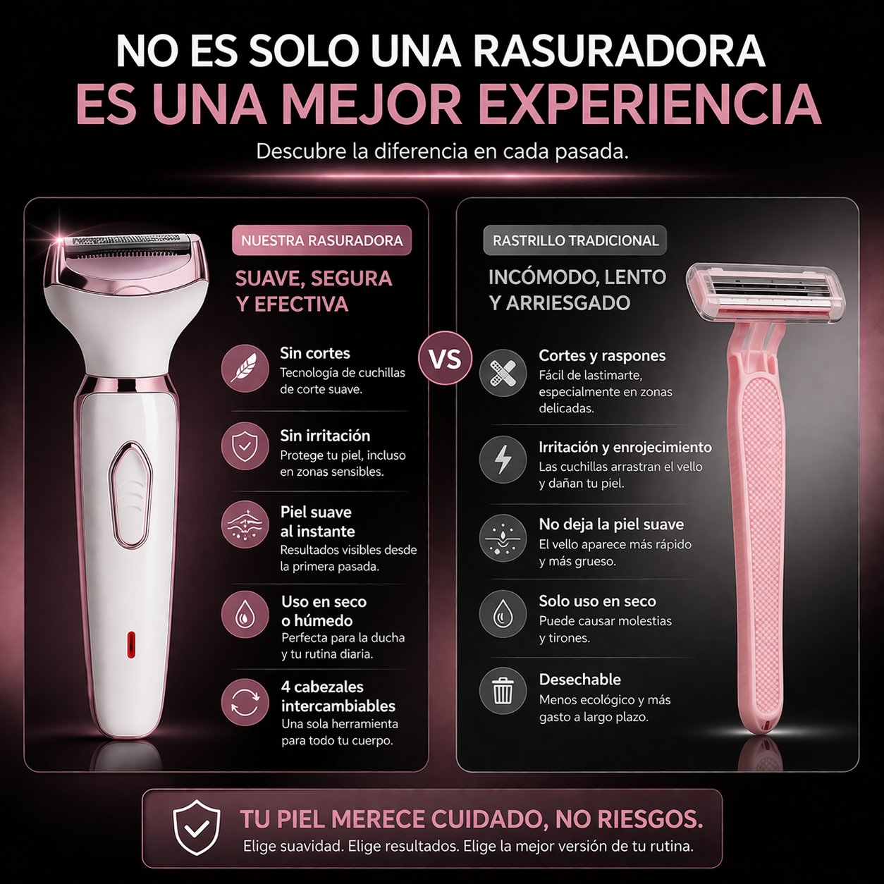 Rasuradora 4 en 1