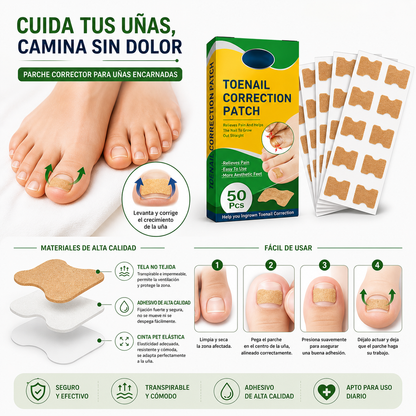 Parches para uñas encarnadas 50 pcs