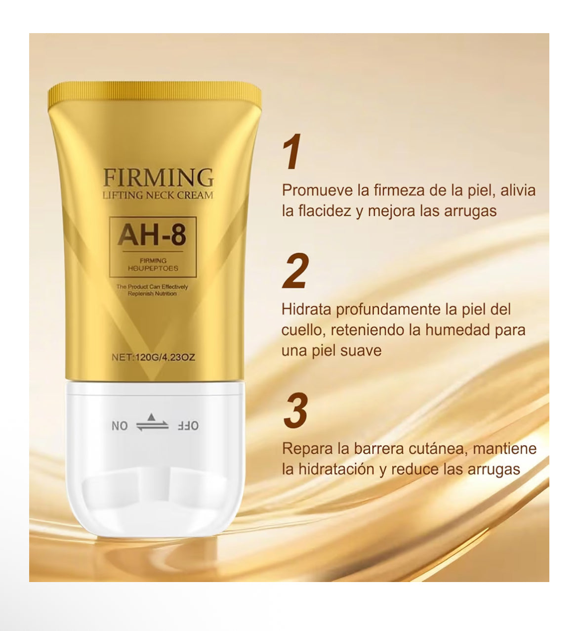 Crema reafirmante de cuello