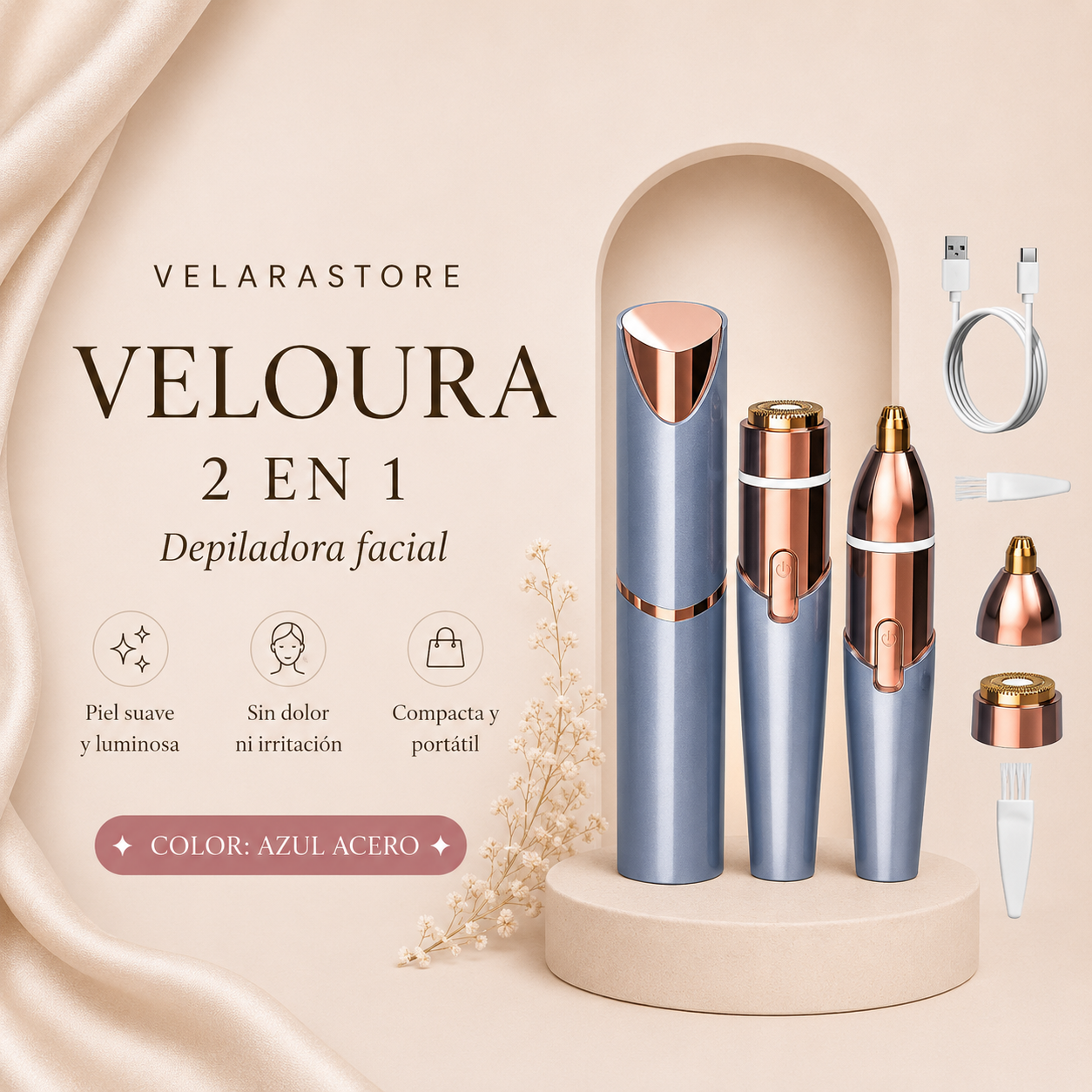 Veloura Depiladora Facial