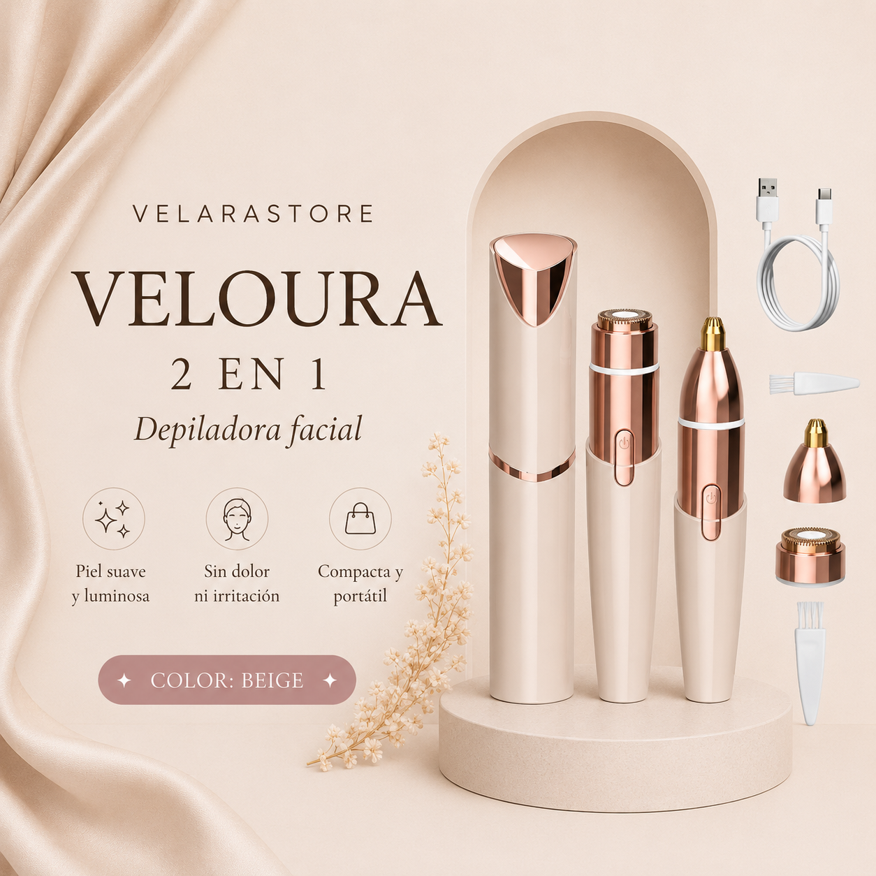 Veloura Depiladora Facial