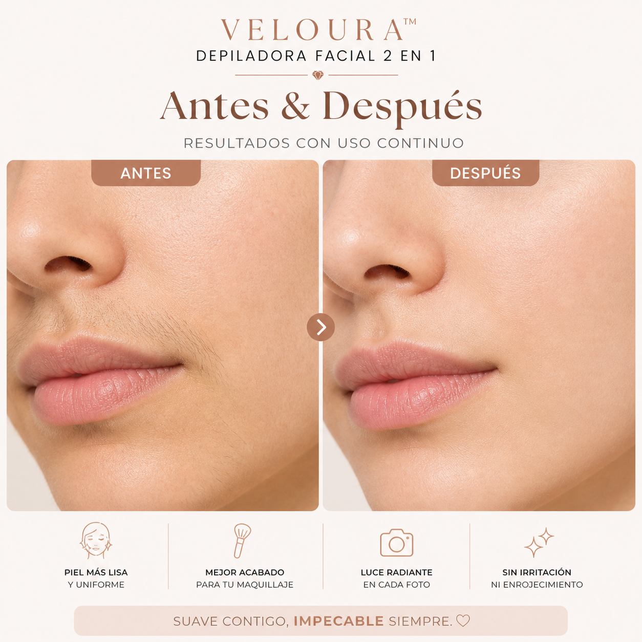 Veloura Depiladora Facial