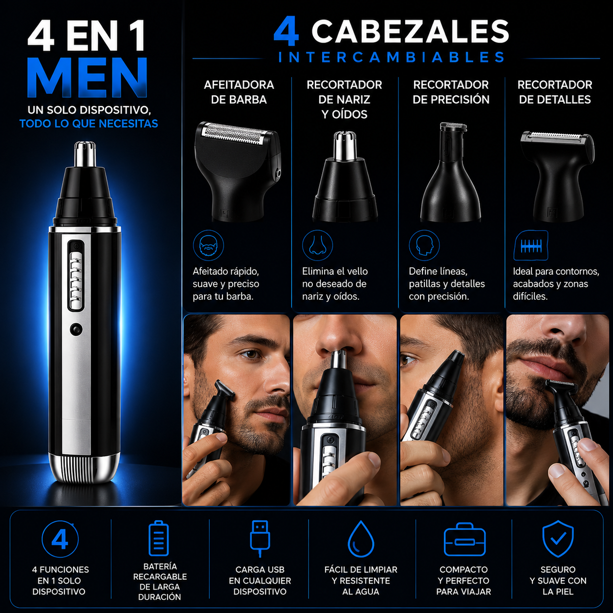 MEN_Rasuradora 4 en 1